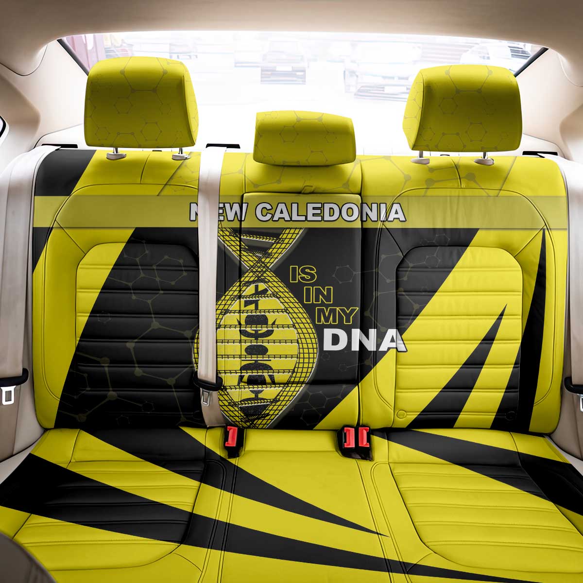 New Caledonia Is In My DNA Back Car Seat Cover - Polynesian Pride