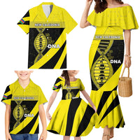 New Caledonia Is In My DNA Family Matching Mermaid Dress and Hawaiian Shirt - Polynesian Pride