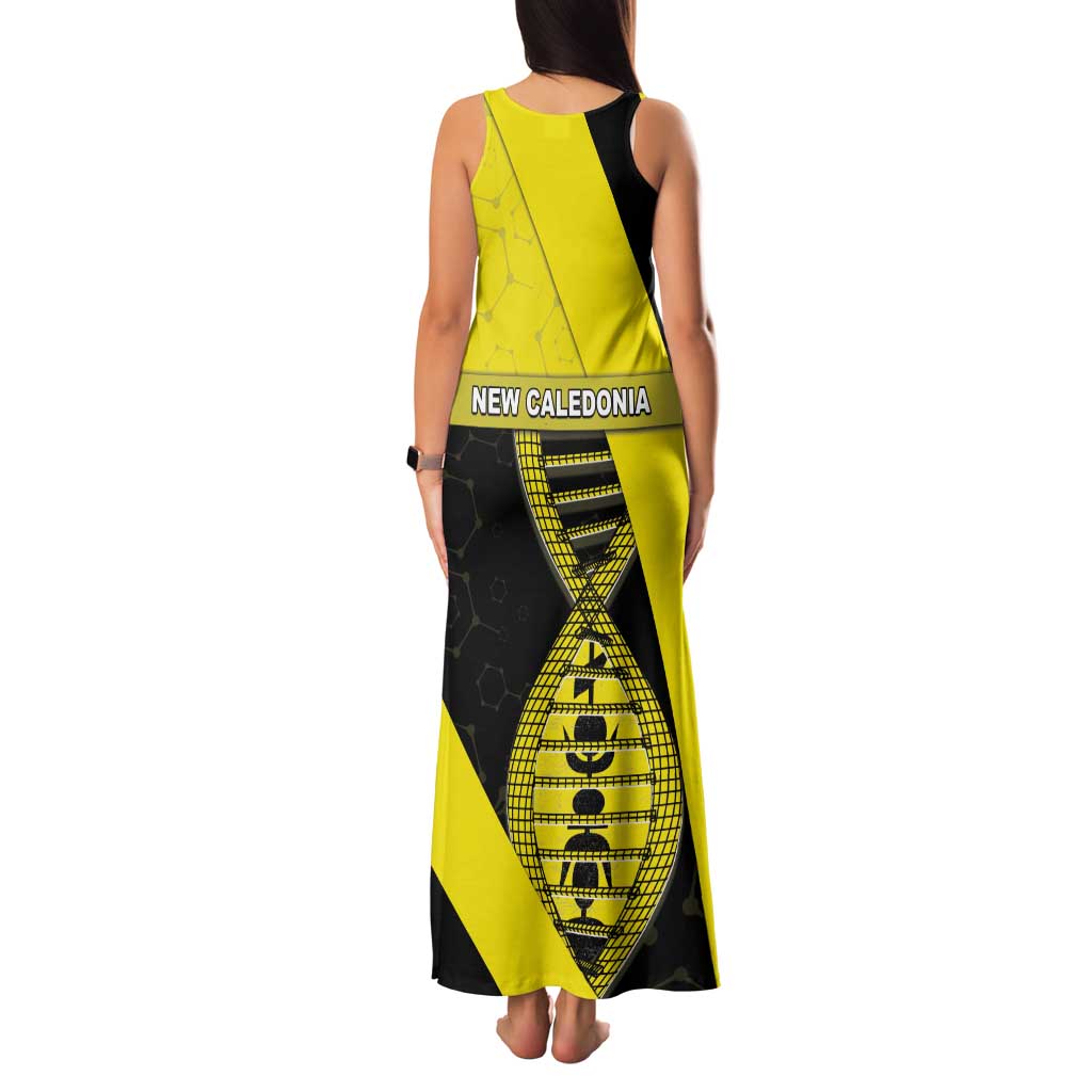 New Caledonia Is In My DNA Family Matching Tank Maxi Dress and Hawaiian Shirt - Polynesian Pride