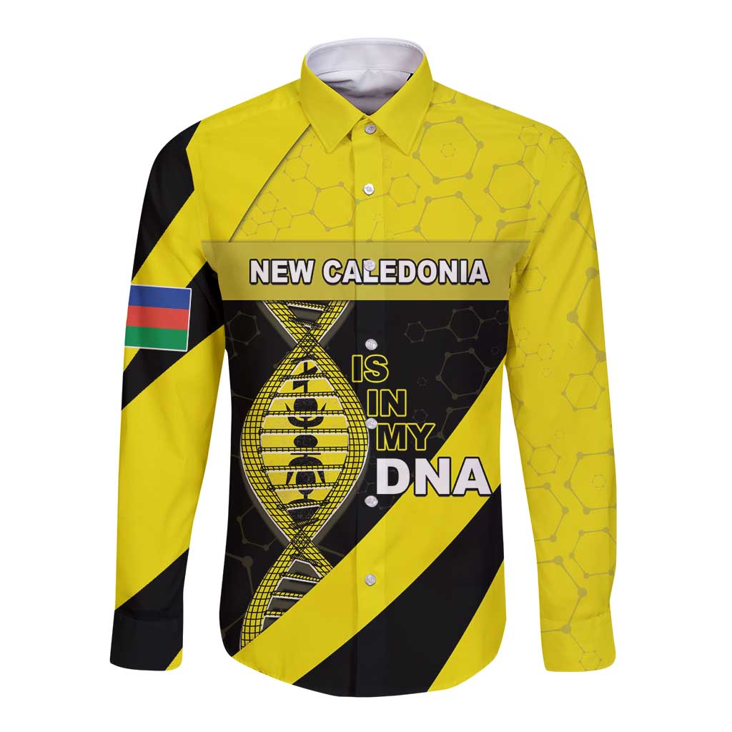 New Caledonia Is In My DNA Long Sleeve Button Shirt - Polynesian Pride