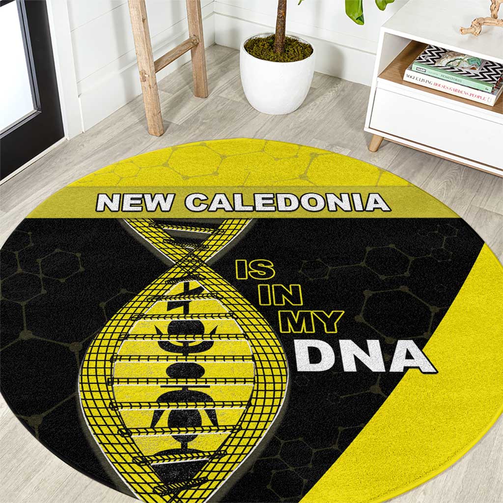 New Caledonia Is In My DNA Round Carpet - Polynesian Pride