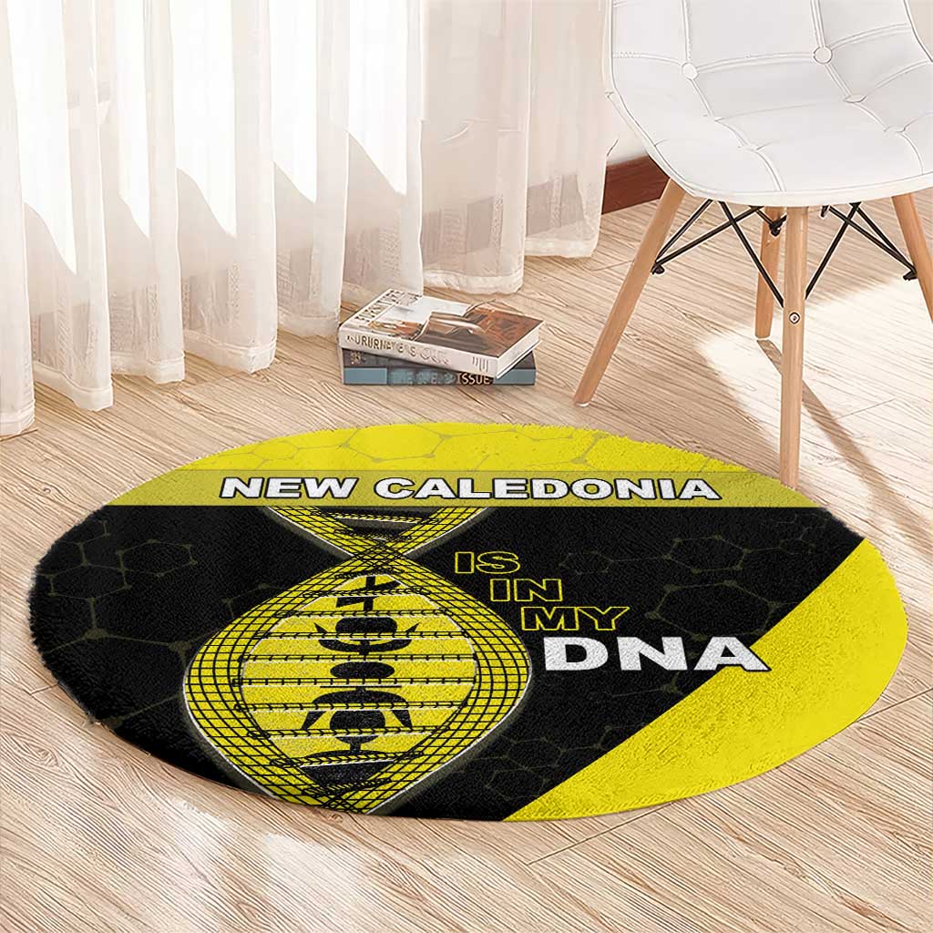 New Caledonia Is In My DNA Round Carpet - Polynesian Pride