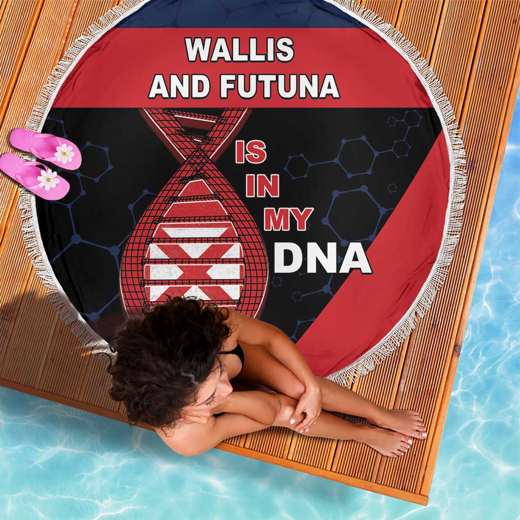Wallis And Futuna Is In My DNA Beach Blanket - Polynesian Pride