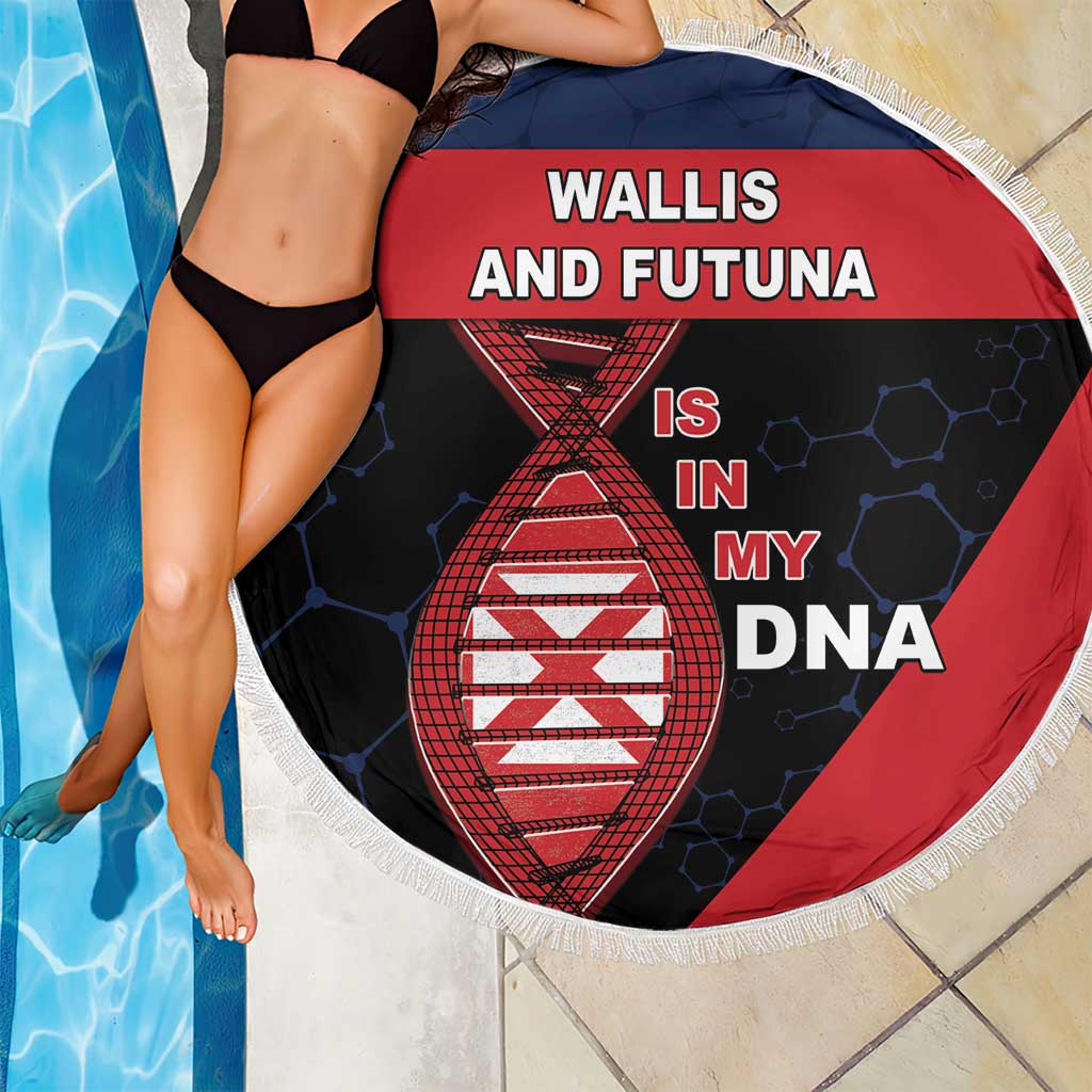 Wallis And Futuna Is In My DNA Beach Blanket - Polynesian Pride