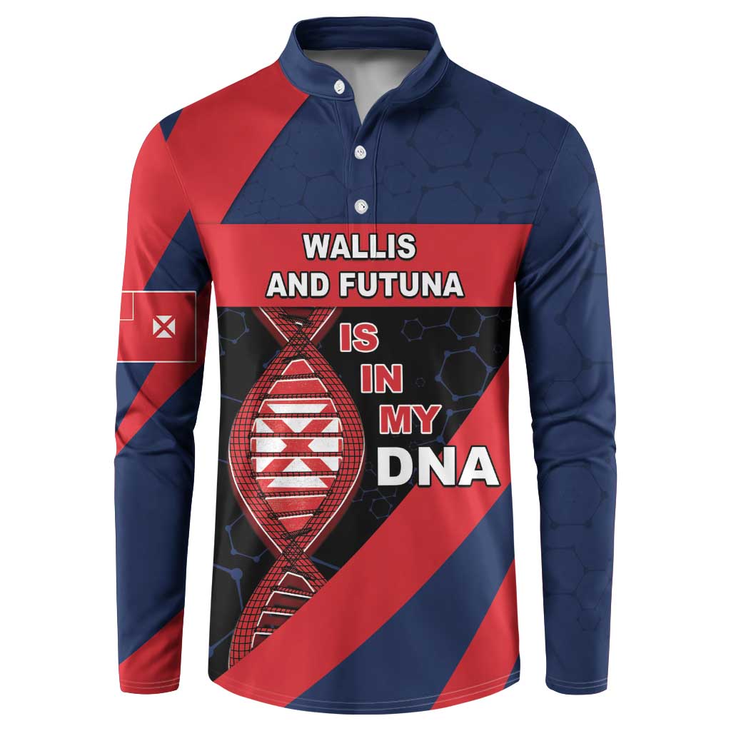 Wallis And Futuna Is In My DNA Button Sweatshirt - Polynesian Pride