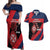 Wallis And Futuna Is In My DNA Couples Matching Off Shoulder Maxi Dress and Hawaiian Shirt - Polynesian Pride