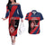 Wallis And Futuna Is In My DNA Couples Matching Off The Shoulder Long Sleeve Dress and Hawaiian Shirt - Polynesian Pride