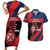 Wallis And Futuna Is In My DNA Couples Matching Short Sleeve Bodycon Dress and Hawaiian Shirt - Polynesian Pride