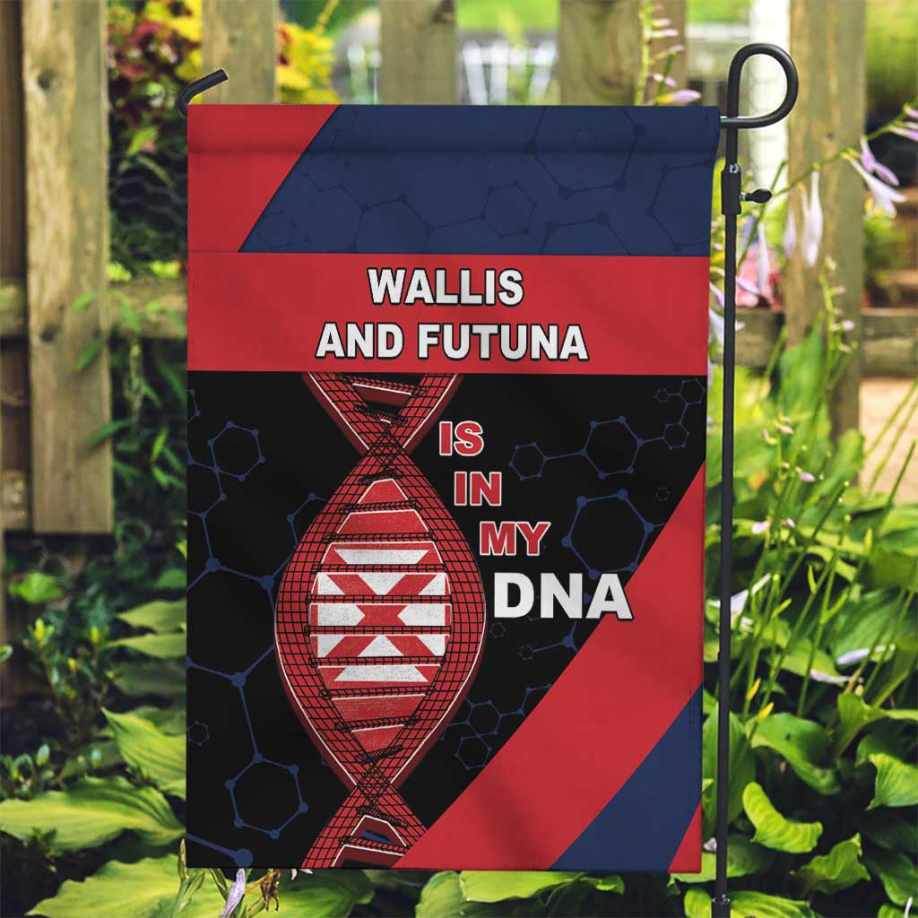 Wallis And Futuna Is In My DNA Garden Flag - Polynesian Pride
