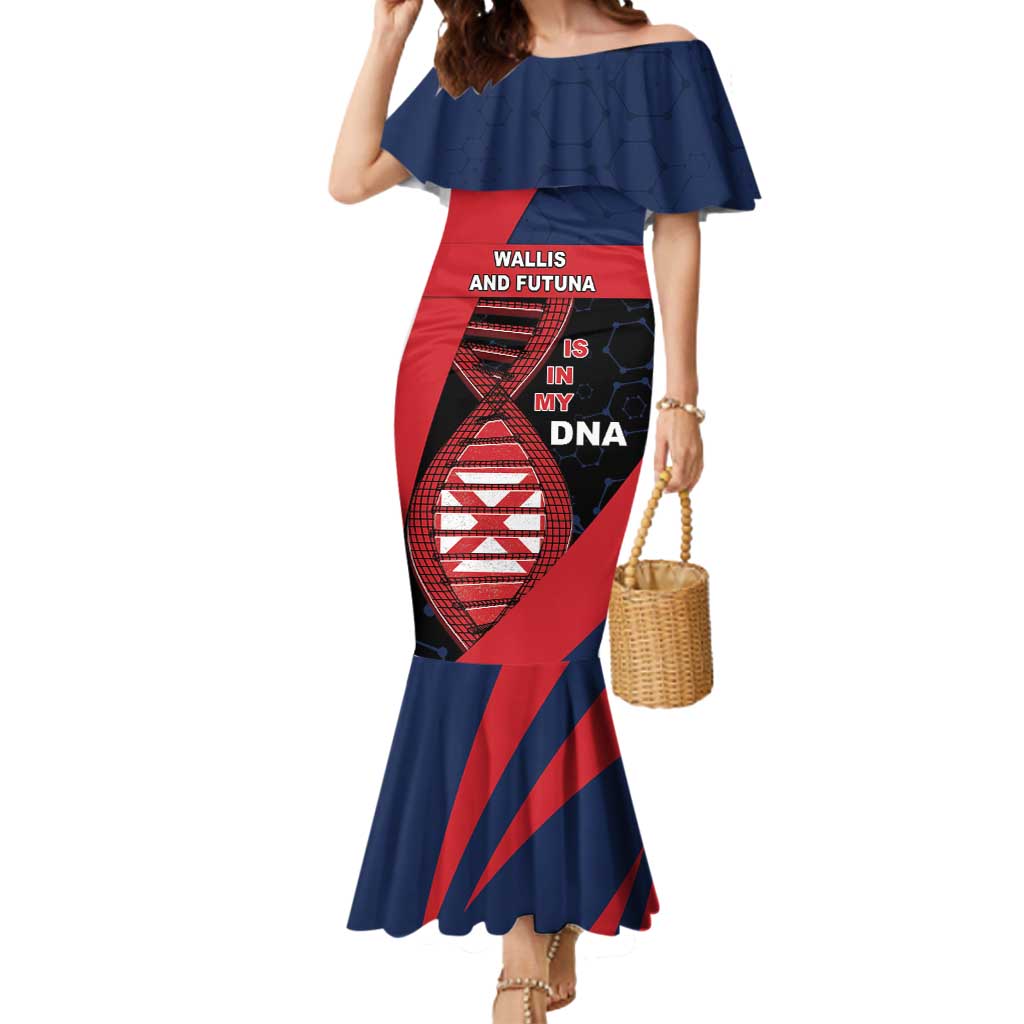 Wallis And Futuna Is In My DNA Mermaid Dress - Polynesian Pride