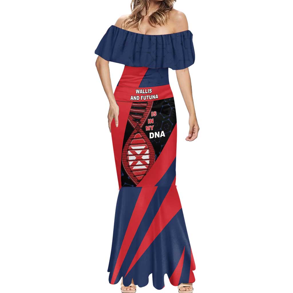 Wallis And Futuna Is In My DNA Mermaid Dress - Polynesian Pride