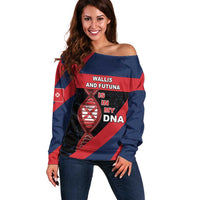 Wallis And Futuna Is In My DNA Off Shoulder Sweater - Polynesian Pride