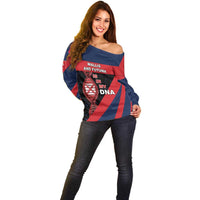 Wallis And Futuna Is In My DNA Off Shoulder Sweater - Polynesian Pride
