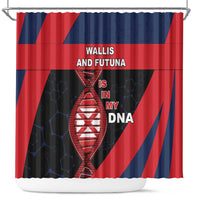 Wallis And Futuna Is In My DNA Shower Curtain - Polynesian Pride
