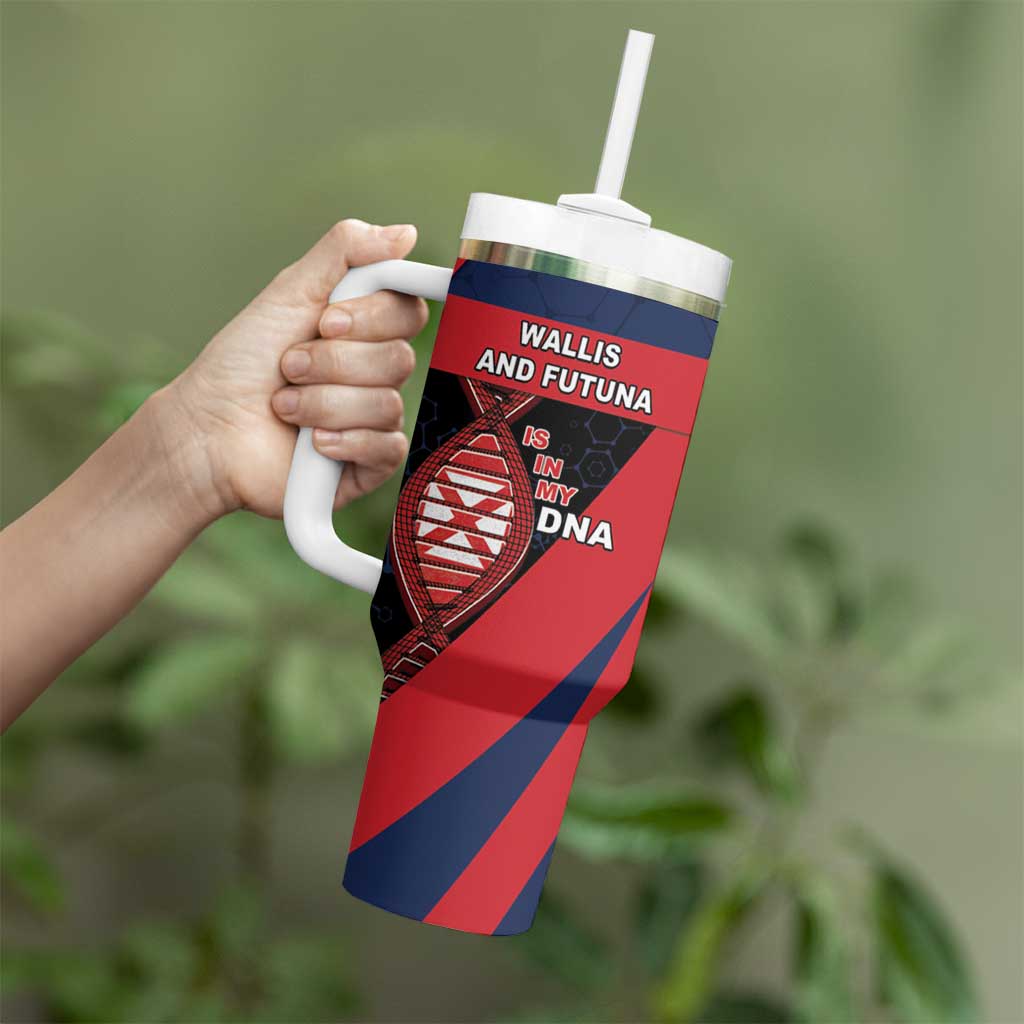 Wallis And Futuna Is In My DNA Tumbler With Handle - Polynesian Pride