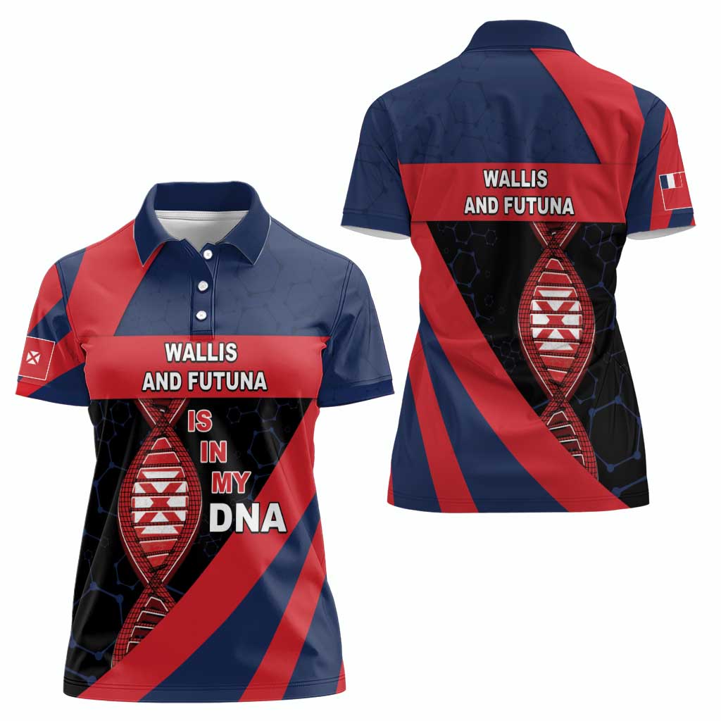 Wallis And Futuna Is In My DNA Women Polo Shirt - Polynesian Pride