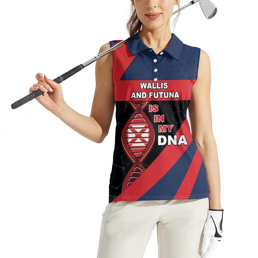 Wallis And Futuna Is In My DNA Women Sleeveless Polo Shirt - Polynesian Pride