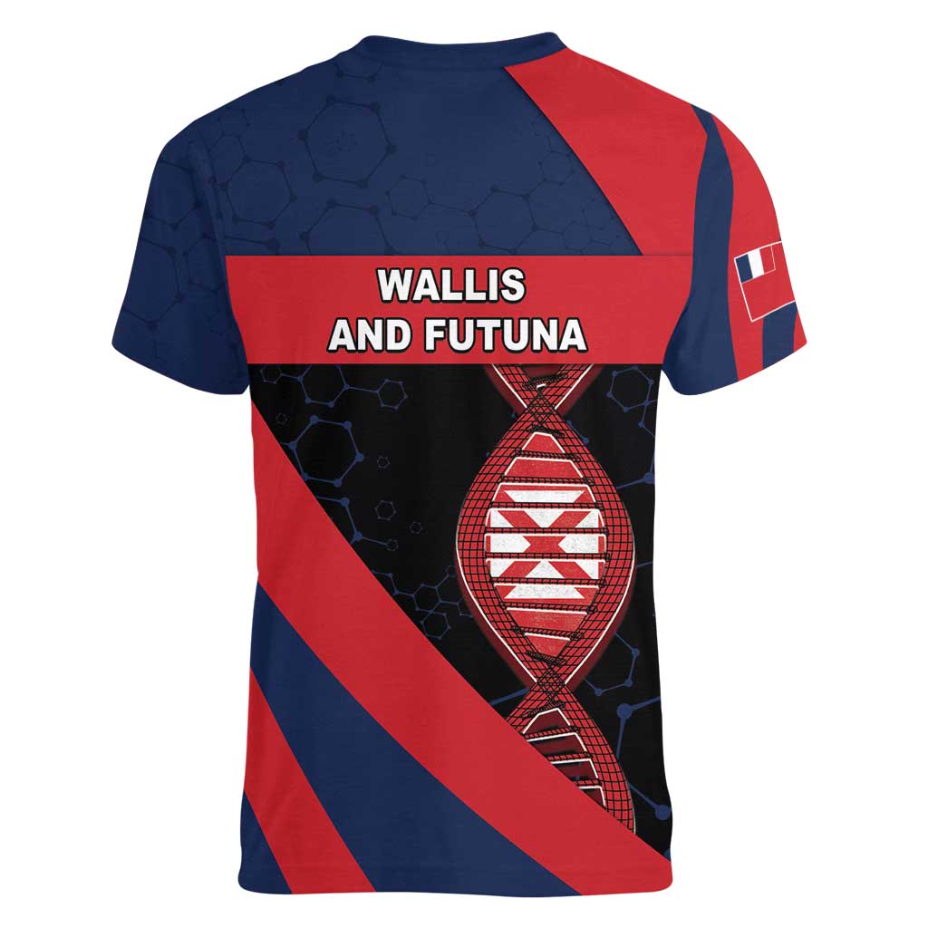 Wallis And Futuna Is In My DNA Women V-Neck T-Shirt - Polynesian Pride