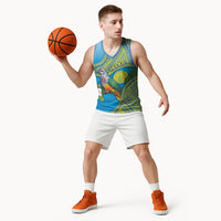 Personalised Palau Biib Bird Basketball Jersey Rur Flower And Rock Islands Patterns