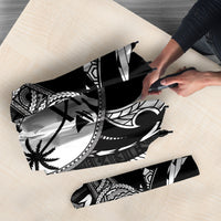 Guam Liberation Day Umbrella Black White Latte Stone Tribal Patterns