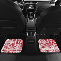 American Samoa Christmas Car Mats Seashell Xmas Tree Tribal Waves - Polynesian Pride