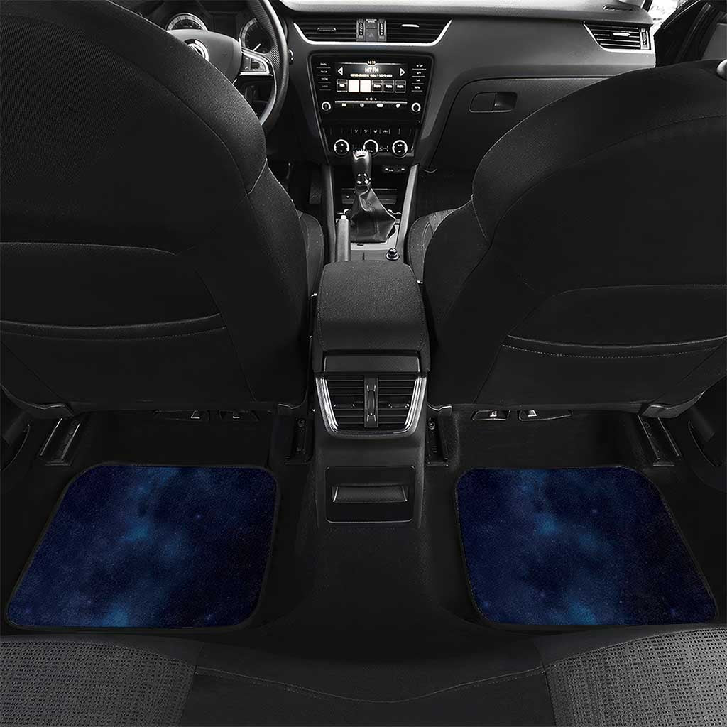 New Zealand Matariki Car Mats Maori Tui Bird Blue Galaxy