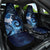 New Zealand Matariki Car Seat Cover Maori Tui Bird Blue Galaxy
