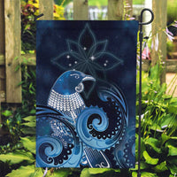New Zealand Matariki Garden Flag Maori Tui Bird Blue Galaxy