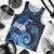 New Zealand Matariki Men Tank Top Maori Tui Bird Blue Galaxy