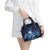 New Zealand Matariki Shoulder Handbag Maori Tui Bird Blue Galaxy