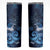 New Zealand Matariki Skinny Tumbler Maori Tui Bird Blue Galaxy