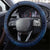 New Zealand Matariki Steering Wheel Cover Maori Tui Bird Blue Galaxy