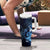 New Zealand Matariki Tumbler With Handle Maori Tui Bird Blue Galaxy