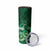 New Zealand Matariki Skinny Tumbler Maori Tui Bird Green Galaxy