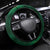 New Zealand Matariki Steering Wheel Cover Maori Tui Bird Green Galaxy