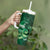 New Zealand Matariki Tumbler With Handle Maori Tui Bird Green Galaxy