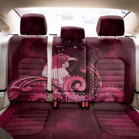 New Zealand Matariki Back Car Seat Cover Maori Tui Bird Magenta Galaxy