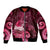 New Zealand Matariki Bomber Jacket Maori Tui Bird Magenta Galaxy