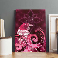New Zealand Matariki Canvas Wall Art Maori Tui Bird Magenta Galaxy