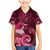 New Zealand Matariki Family Matching Mermaid Dress and Hawaiian Shirt Maori Tui Bird Magenta Galaxy