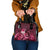 New Zealand Matariki Shoulder Handbag Maori Tui Bird Magenta Galaxy