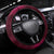 New Zealand Matariki Steering Wheel Cover Maori Tui Bird Magenta Galaxy