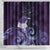 New Zealand Matariki Shower Curtain Maori Tui Bird Purple Galaxy