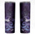 New Zealand Matariki Skinny Tumbler Maori Tui Bird Purple Galaxy