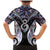 New Zealand Aotearoa Family Matching Mermaid Dress and Hawaiian Shirt Pikorua Single Twist Pink Paua Shell