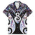 New Zealand Aotearoa Family Matching Mermaid Dress and Hawaiian Shirt Pikorua Single Twist Pink Paua Shell