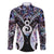 New Zealand Aotearoa Family Matching Mermaid Dress and Hawaiian Shirt Pikorua Single Twist Pink Paua Shell