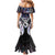 New Zealand Aotearoa Family Matching Mermaid Dress and Hawaiian Shirt Pikorua Single Twist Pink Paua Shell