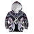 New Zealand Aotearoa Kid Hoodie Pikorua Single Twist Pink Paua Shell