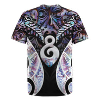 New Zealand Aotearoa Rugby Jersey Pikorua Single Twist Pink Paua Shell